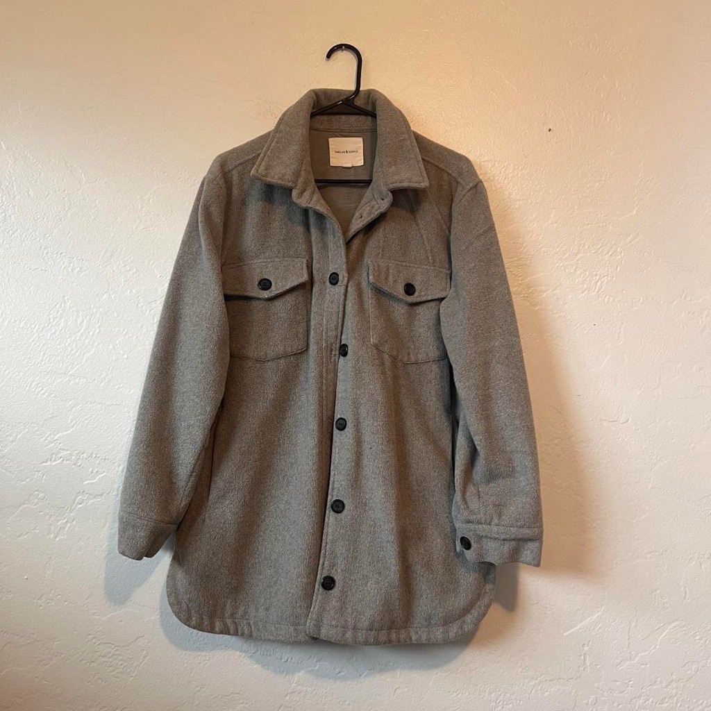 Thread Supply Brand Grey Coat Thread Supply Brand Grey Coat